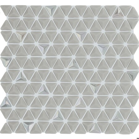 Daltile Starcastle 1'' Triangle Glass Wall Mosaic, 13PK SC78TRIANGLMSMT