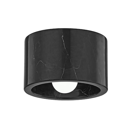 Hudson Valley Lighting Loris 1 Light Flush Mount 6.25 In. Polished Nickel 4500-BM-PN