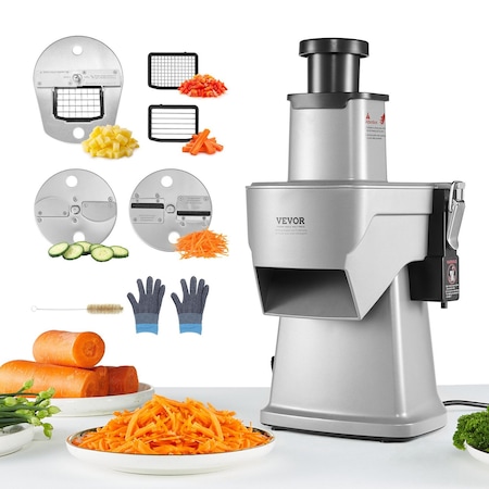Vevor Electric Vegetable Slicer 4 in 1 Food Cutter 200W Vegetable Chopper Dicer GJ817