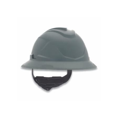 V-Gard C1 Hard Hat, Fas-Trac III 4 Point Ratchet, Non-Vented, Gray, 16PK 454-10215845