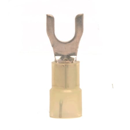 Hillsdale Terminal Fork Terminal, #10 Stud Size, 10 AWG, 600 V, Nylon Insulated, 500 PK 50290N