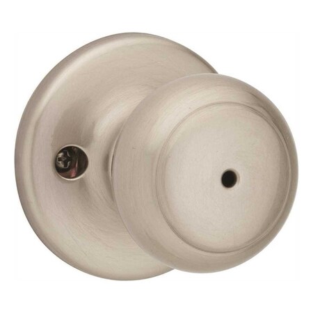 Kwikset Privacy Function Cove Knobset Satin Nickel 300CV-15
