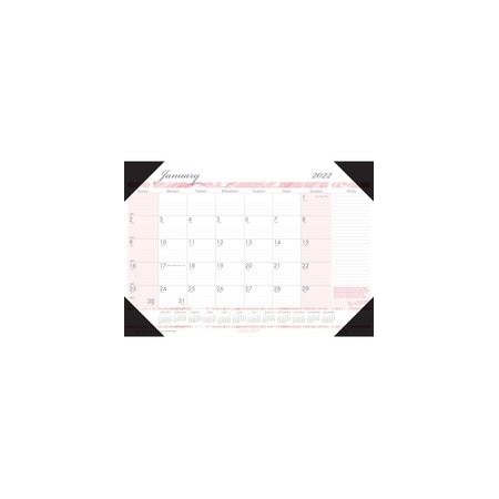 House Of Doolittle BC Monthly Dsk Pad Calendar, 22"x17", 2018 1467