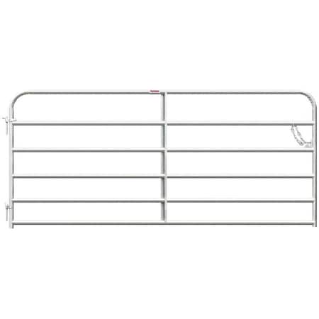 Behlen Country Gate, 96 in W Gate, 50 in H Gate, 20 ga Frame TubeChannel, Steel Frame, Red 40113088