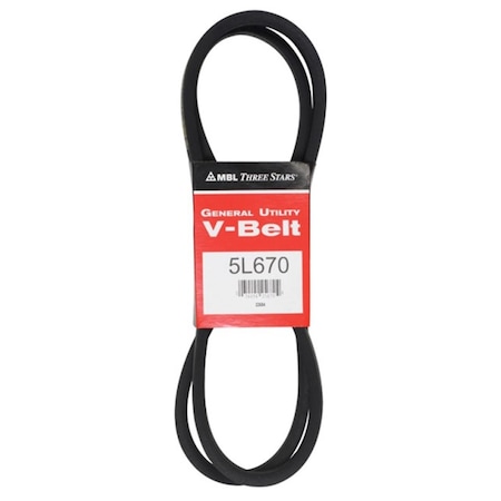 Mbl 5L670A General Utility V-Belt 0.63 x 67 in. 22684