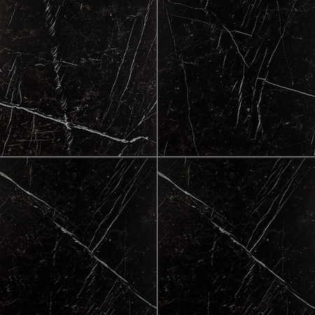 Msi Regallo Marquina Noir 24in. X 24in. Matte Porcelain Floor And Wall Tile, 3PK ZOR-PT-0835