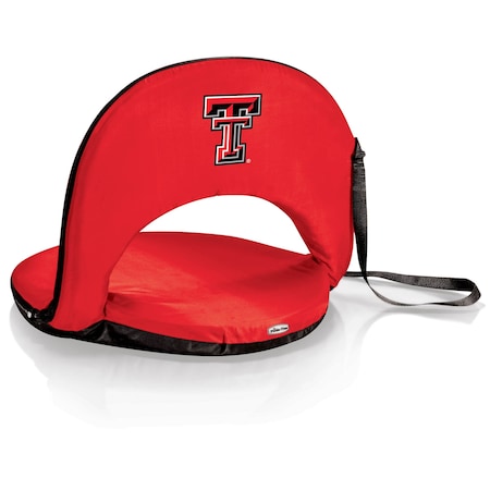 Picnic Time Family Of Brands NCAA Texas Tech Red Raiders Oniva Stadium Seat - Reclining Bleacher Seat with Back Support 626-00-100-574-0