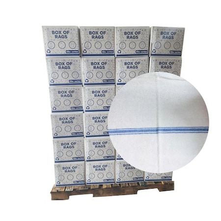 Supremeplus New Color Stripe Heavyweight Kitchen Towels, 600 lbs. Pallet, 120 x 5 lbs. Boxes, 120PK SP-2817