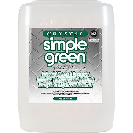 Simple Green Cleaner/Degreaser, Water-Based, 5 gal Bucket, Concentrated, Liquid 0600000119005