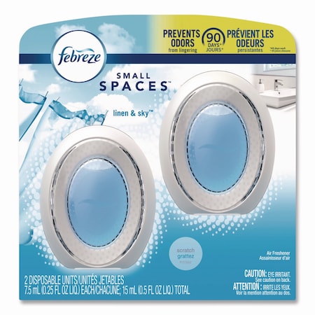 Febreze smallSPACES, Linen and Sky, 0.25 oz, 2PK 93326EA