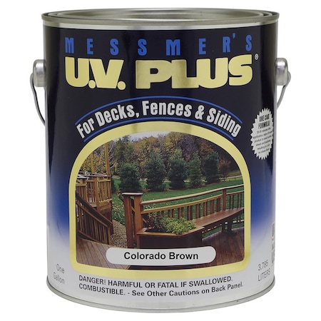 U.V. Plus Gal Messmers CMS-611-1 Colorado Brown Oil Based Penetrating Wood Finish, 250 VOC CMS-611