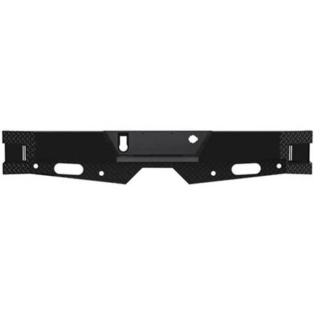 Replacement For Gmc Sierra 3500 Hd Year 2024 Black Steel Rear Sport Bumper W Backup Lights Sensors