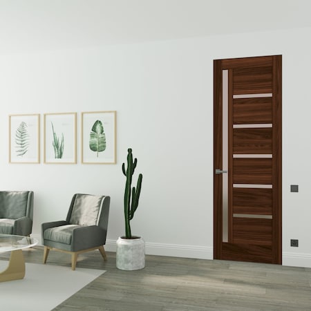 Sartodoors Hidden Door 28x84 Solid Core Modern Interior QUADRO4088MF-CA-28x84-RH-I