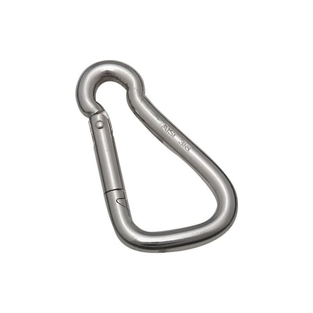 National Hardware 3166BC Series Spring Snap, 400 lb Working Load, Stainless Steel, Zinc N262-394