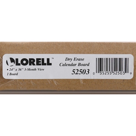 Lorell Magnetic Dry Erase Calendar Board LLR52503