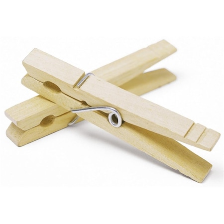 Whitmor Mfg. Natural Wood Clothespins, 100PK 6026-868