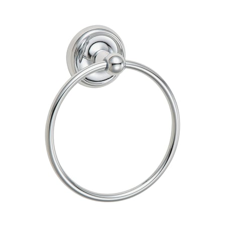 Geo Towel Holders Polished Chrome EVMTR-PC