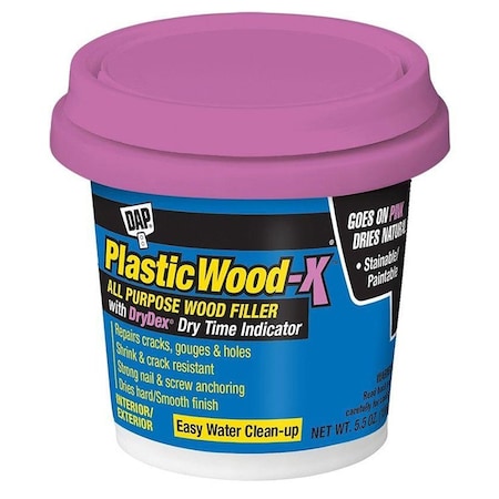 Plastic Wood-X 5.5 Oz Dap 00540 Natural Stainable Wood Filler with DryDex 540
