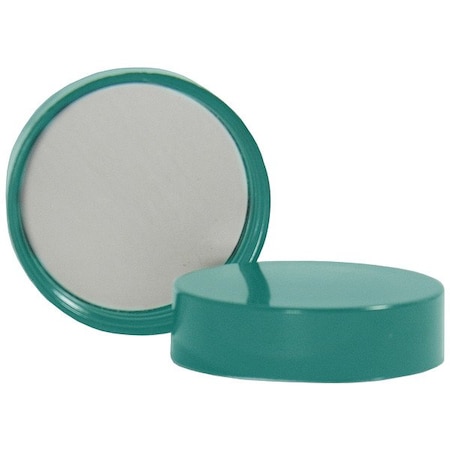 Qorpak Cap, 63 mm Dia, Green, PK600 CAP-00076