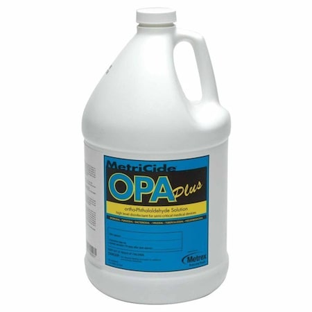 Metricide OPA High-Level Disinfectant OPA Plus RTU, 1 Gal, 30-Day Reuse for Manual Soak, 10-6000, 4PK 636937_CS