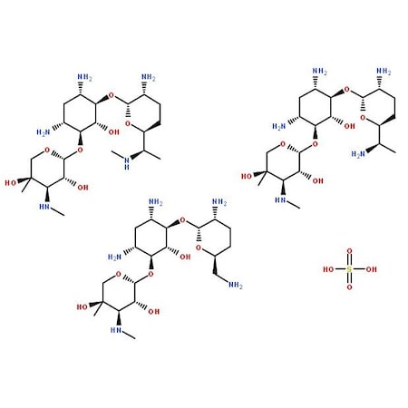 Ak Scientific Gentamicin sulfate, >590ug/mg, meet USP specifications (1kg), CAS 1405-41-0 G964-1kg