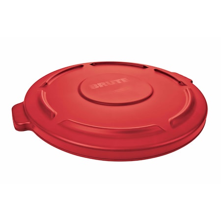 Rubbermaid Commercial BRUTE 32 GALLON LID RED SMFG263100RED