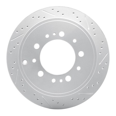 Dynamic Friction Co DFC Geoperformance Rotor - Drilled and Slotted 830-76137R