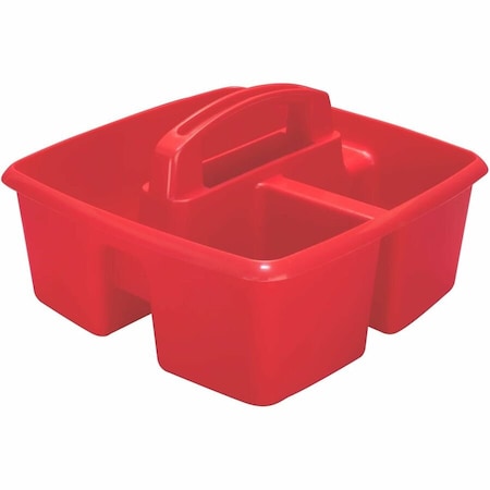 Storex Small Caddy, Red, 6PK 00949U06C