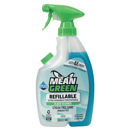 Mean Green Spray Glass Cleaner, Blue, Fresh 396270