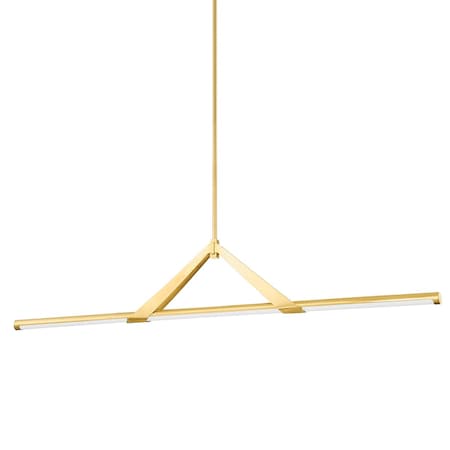 Hudson Valley Lighting Jonas 1 Light Linear 60 In. Aged Brass 3060-AGB