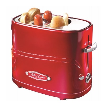 Englewood Marketing Group Hot Dog Toaster HDT600RETRORED