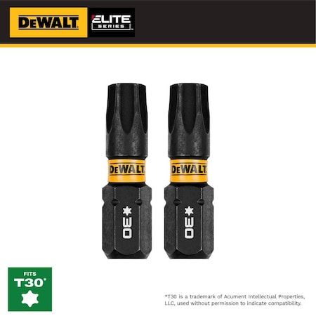 Dewalt Nutsetter Set, Steel, Hex Shank, PK25 DWAF1TX30IR2