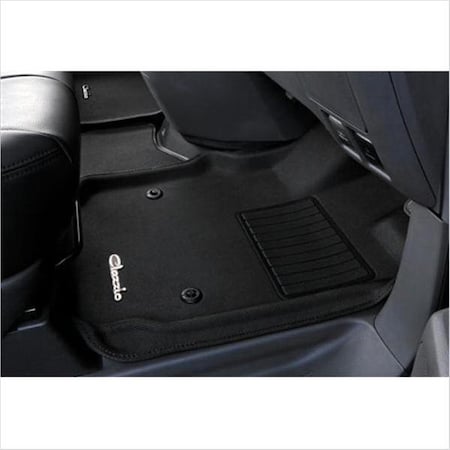 U-Ace 3D Maxpider  HYUNDAI Sonata 2011 Black KAGU - TPR - Molded Floor Mats L1HY03801509