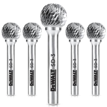 Dewalt CARBIDE BURR SIZE SD-3, 5PK DXCBTJSD3-5