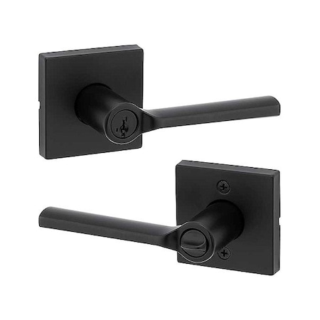Kwikset Door Lever Lockset, 1 3/8-1 3/4" Thick 740LSL-SQT-514-SMT-6AL-RCS