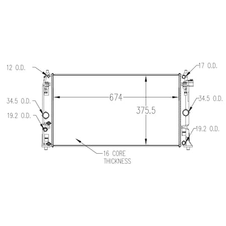 Tyc Radiator 13591