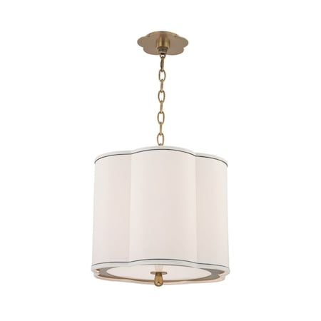 Hudson Valley Lighting Sweeny 3 Light Pendant 15 In. Aged Brass 7915-AGB
