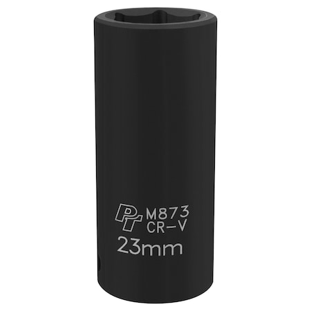 Performance Tool 1/2 In Dr. Deep Impact Socket 23Mm Socket Dp Imp 2, M873 M873