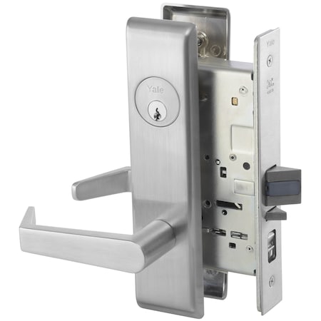 Assa Abloy Accentra Classroom Mortise Lock with Augusta Lever and Camden Escutcheon with Para Keyway with 2815 AUCN8808FL626