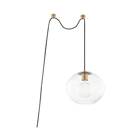 Mitzi Margot 1 Light Pendant 28 In. Aged Brass HL270701L-AGB