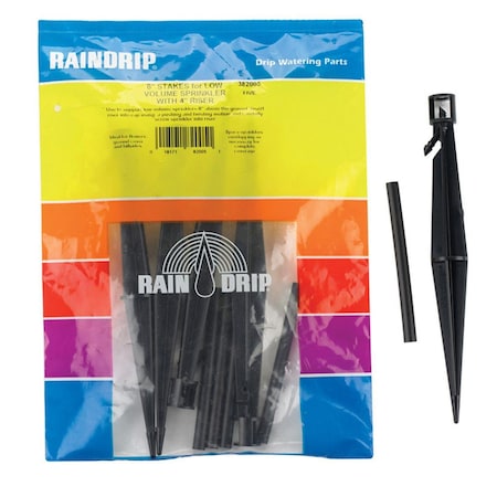 Raindrip 8 x 4 in. Drip Irrigation Tubing Support Stakes 7065964