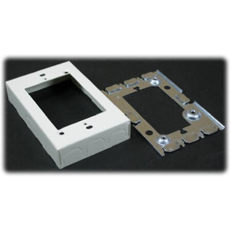 Eat-In B-5 Ivory Metal Outlet Extension Box EA865927