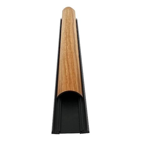 Electriduct Cable protector, 5 ft L, 1 5/8 in W, 1 Channel, Plastic, Medium Oak CSX-PR-SM-60-MO
