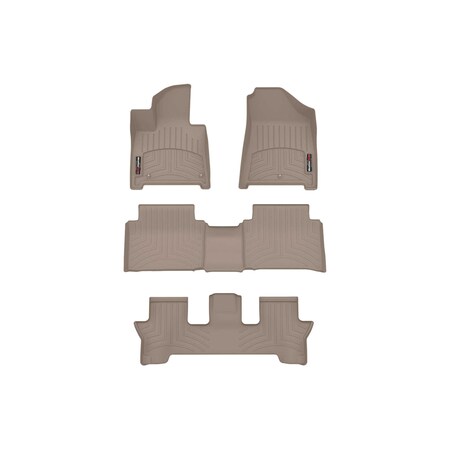 Weathertech Tan, Front, Rear and Rear Floorliners 451865-1-5-3