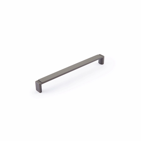 Schaub 7-1/2in Center to Center Quadrato Wide Cabinet Pull Signature Gun Metal Finish 20017-GM