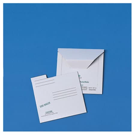 Quality Park RediFile Disk Pocket Mailer 6 x 5.88 Recycled White, 10PK 64112