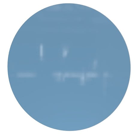 Ghent Coda Low Profile Circular Glassboard, Non-Magnetic, 24'' Diameter, Denim CDAGN24DM