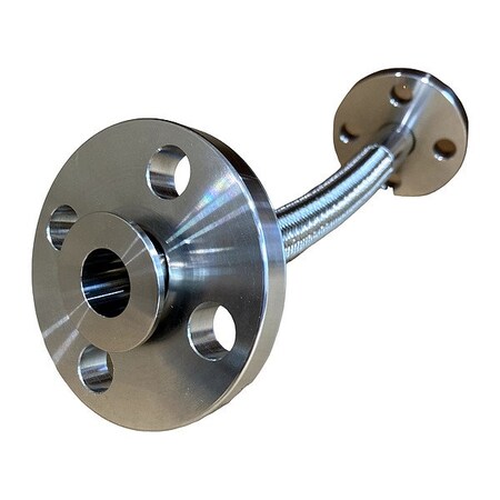 Zoro Select Convoluted PTFE assy SSCOV-24-24FLSS-24FLSS-96"