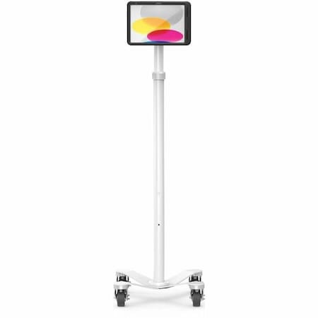 Compulocks iPad 10th-11th A16 Gen PowerMove Medical Rolling Cart Black MCRSTDWPMIP109