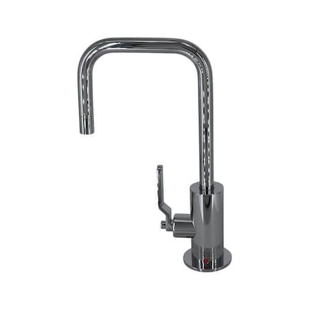 Mountain Plumbing Hot Water Faucet, Round Body and 90 Deg Spout in Matte Black MT1830-NLIH/MB
